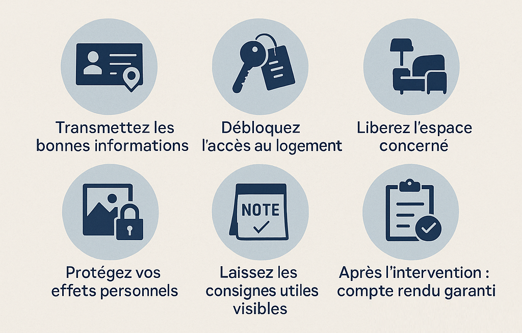Conseils essentiels pour préparer votre logement avant une intervention